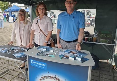 von links Karin Riebe, Sabine Freiberg, Joachim Böhm